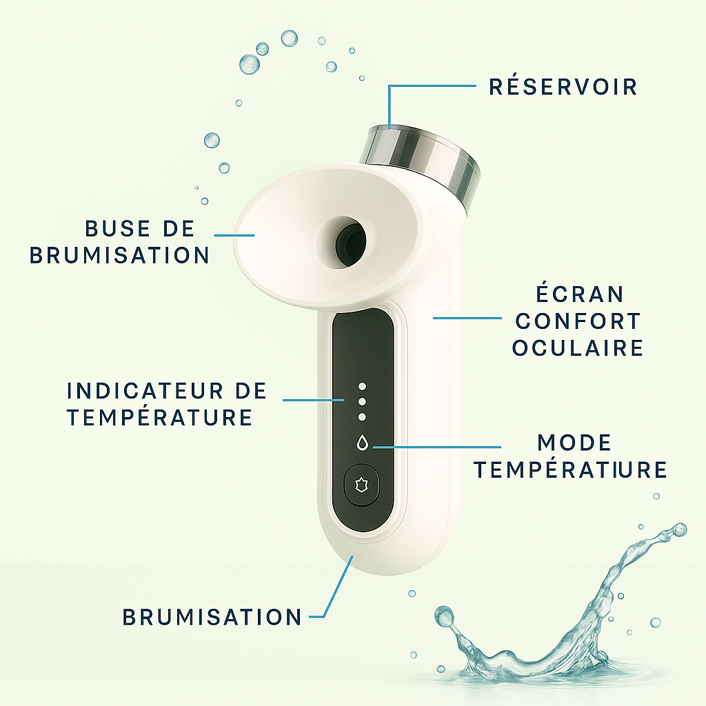 Troonz™ | Soin Vapeur Réparateur pour Yeux Secs - magnet-innov