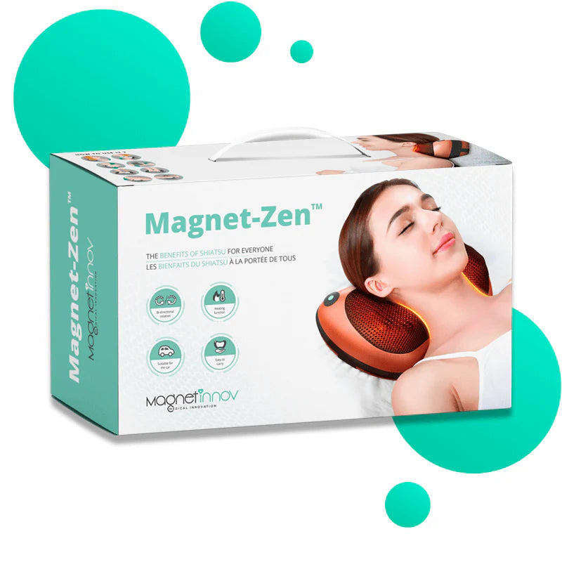 Magnet-Zen™ - Shiatsu Massage Pillow (Professional Version) - magnet-innov